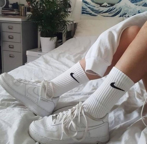 جوراب بیسیک unisex نایکی ساق بلند کش انگلیسی 10104