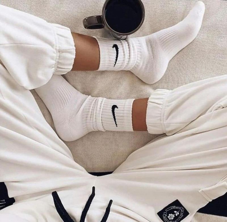 جوراب بیسیک unisex نایکی ساق بلند کش انگلیسی 10104