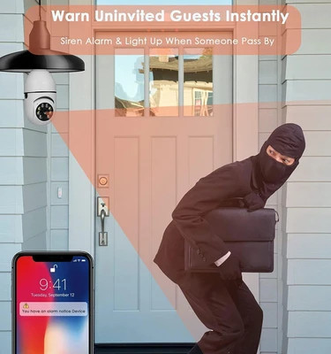 دوربین مداربسته گردان دزدگیر با قابلیت دید در شب Security