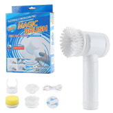 برس شستشو شارژی مدل Magic Brush مناسب سطوح سینک ظرفشویی، روشویی، اجاق گاز، سطوح سرامیکی، خودرو، فرش و مبلمان